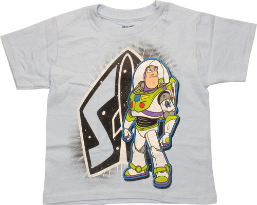 Toy Story Buzz Lightyear and Logo Juvenile T-Shirt Toy Story Buzz Lightyear and Logo Juvenile T-Shirt