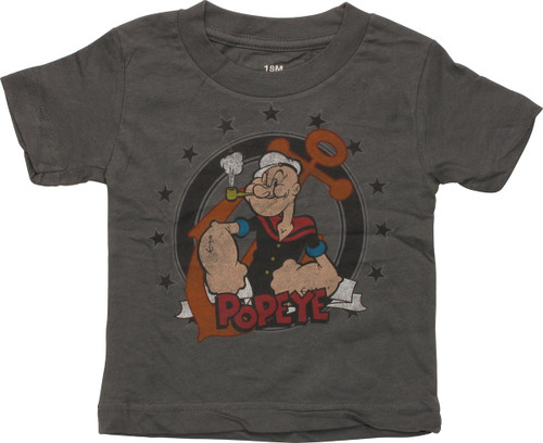 Popeye Pipe Stars Infant T-Shirt Popeye Pipe Stars Infant T-Shirt