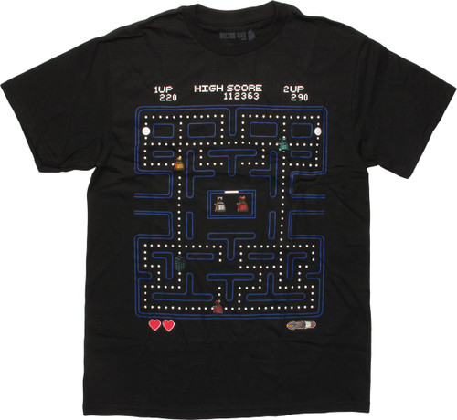 Doctor Who Pac-Man Game T-Shirt Doctor Who Pac-Man Game T-Shirt