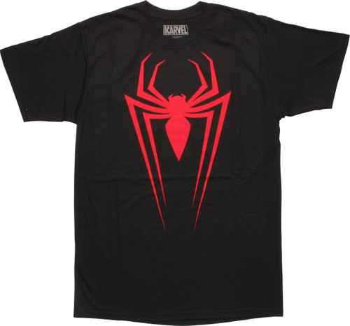 Spiderman Radioactive Red Spider Logo T-Shirt