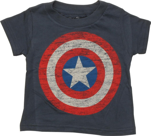 Captain America Distressed Shield Infant T Shirt