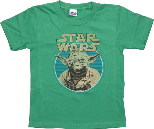 Star Wars Name Yoda in a Circle Juvenile T-Shirt Star Wars Name Yoda in a Circle Juvenile T-Shirt