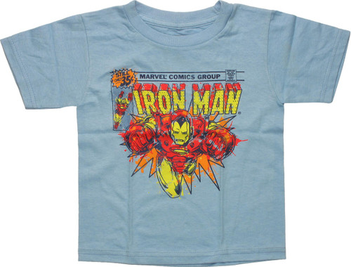 Iron Man Crayon Cover Toddler T-Shirt Iron Man Crayon Cover Toddler T-Shirt