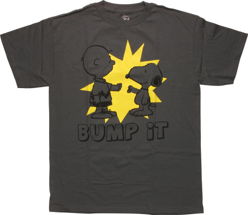 Peanuts Charlie Brown And Snoopy Bump It T Shirt