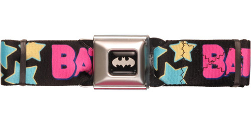 Batgirl Name Stars Seatbelt Belt Batgirl Name Stars Seatbelt Belt