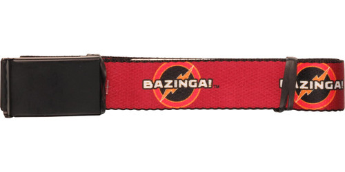 Big Bang Theory Bazinga Logo Mesh Belt Big Bang Theory Bazinga Logo Mesh Belt