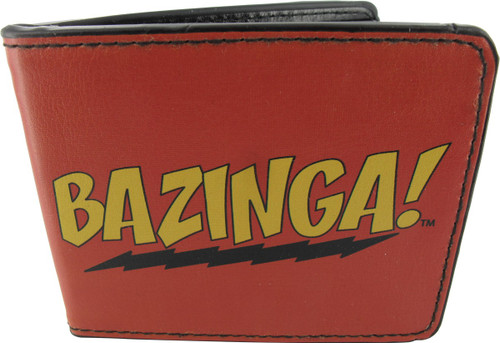 Big Bang Theory Bazinga Text Wallet Big Bang Theory Bazinga Text Wallet