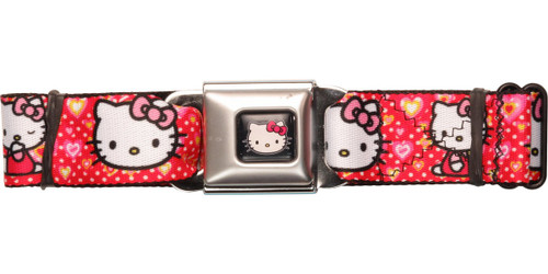 Hello Kitty Faces Poses Hearts Seatbelt Belt Hello Kitty Faces Poses Hearts Seatbelt Belt