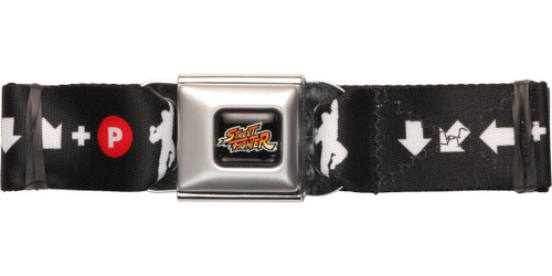 Street Fighter Ryu Special Attacks Seatbelt Belt Street Fighter Ryu Special Attacks Seatbelt Belt