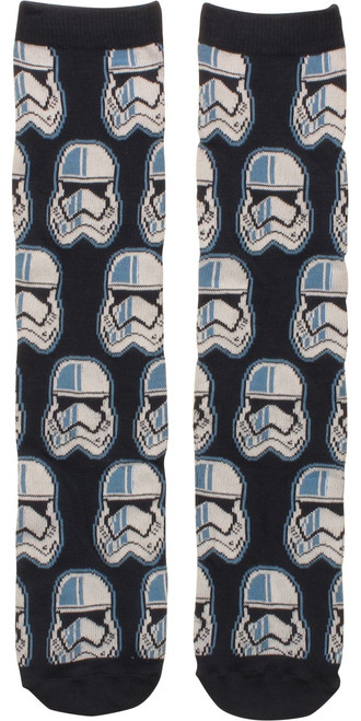 Star Wars Trooper Helmet Crew Socks Star Wars Trooper Helmet Crew Socks