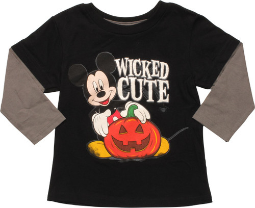 Mickey Mouse Wicked Cute Long Sleeve Infant Shirt