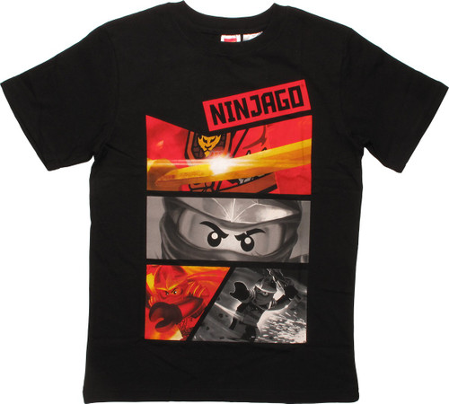 Lego Ninjago Panels Youth T-Shirt Lego Ninjago Panels Youth T-Shirt