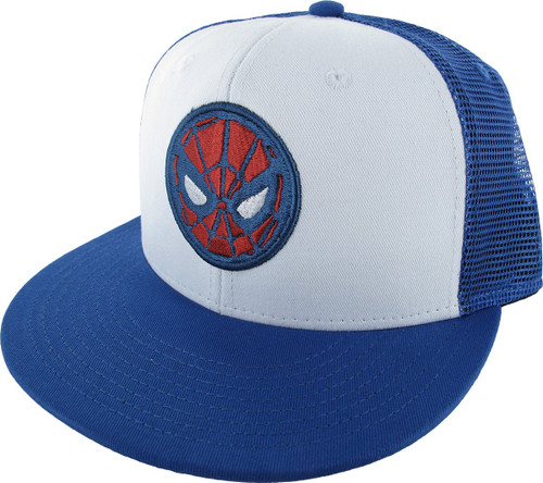 Spiderman Mask Mesh Snap Youth Hat Spiderman Mask Mesh Snap Youth Hat
