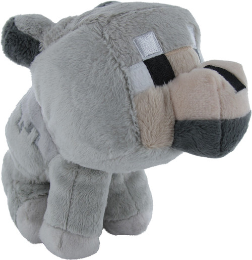 minecraft dog plush toy