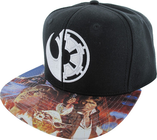 Star Wars Split Sides Sublimated Snapback Hat