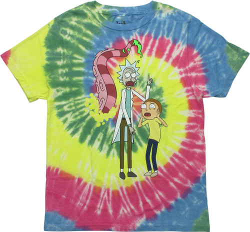 Rick And Morty Tentacles Womens Boyfriend T Shirt