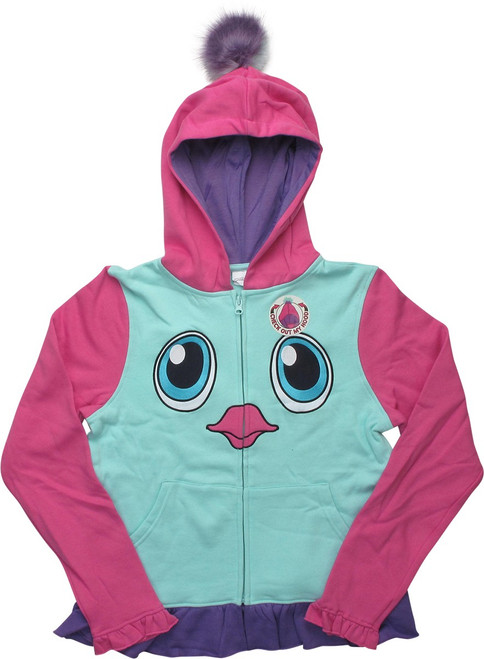 Hatchimals Penguala Girls Teal Zip Youth Hoodie Hatchimals Penguala Girls Teal Zip Youth Hoodie