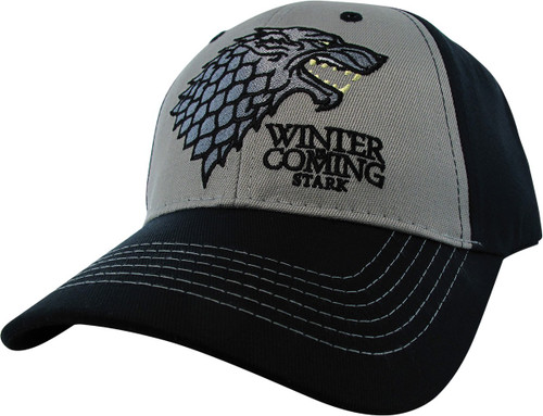 Game of Thrones Stark Winter is Coming Velcro Hat Game of Thrones Stark Winter is Coming Velcro Hat