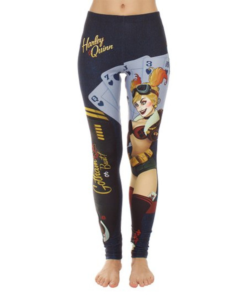 Harley Quinn Bombshell Gotham or Bust Leggings Harley Quinn Bombshell Gotham or Bust Leggings