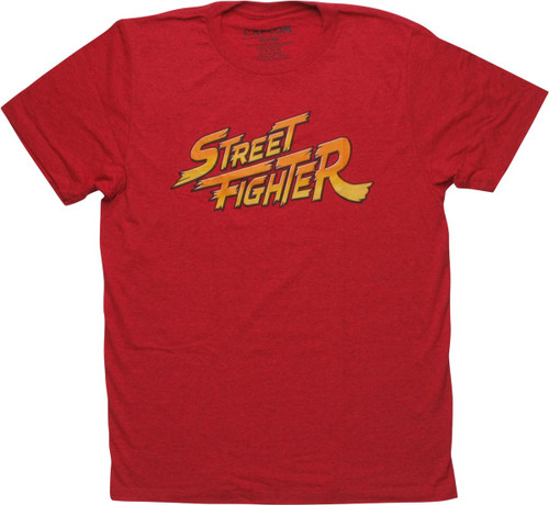 Street Fighter Logo Heather T-Shirt Street Fighter Logo Heather T-Shirt