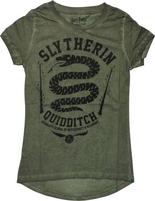 Harry Potter Slytherin Quidditch Juniors T Shirt