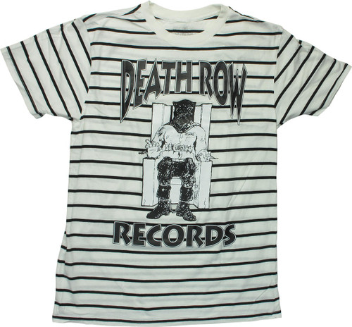 Death Row Records Electric Chair Logo T Shirt