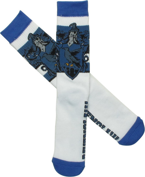 Harry Potter Ravenclaw Crest Striped Crew Socks Harry Potter Ravenclaw Crest Striped Crew Socks