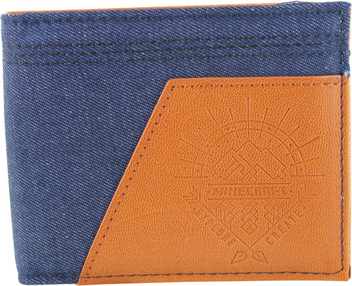 Minecraft Explore Create Bi-Fold Wallet Minecraft Explore Create Bi-Fold Wallet