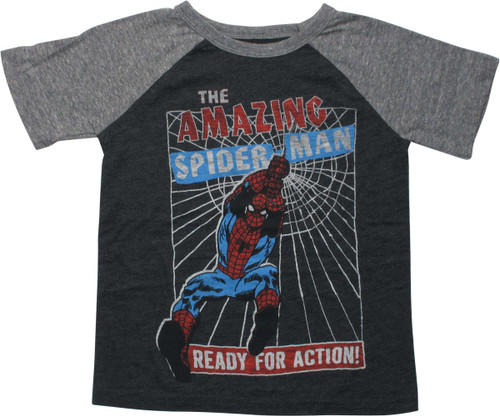 Amazing Spiderman Ready For Action Toddler T-Shirt Amazing Spiderman Ready For Action Toddler T-Shirt