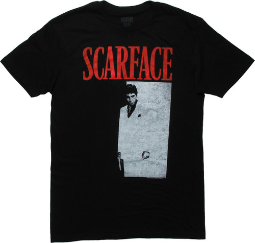 Mr Chips to Scarface T Shirt by Matthew Brazier Illustration