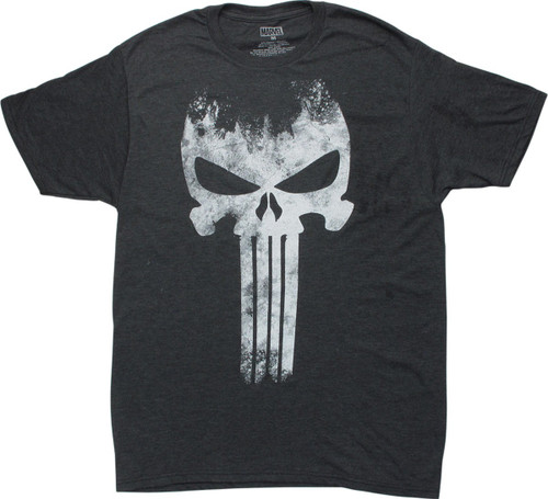 Punisher Skull Castle Logo T-Shirt