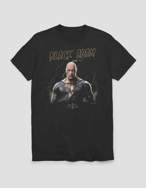 Black Adam Lightning T-Shirt Black Adam Lightning T-Shirt