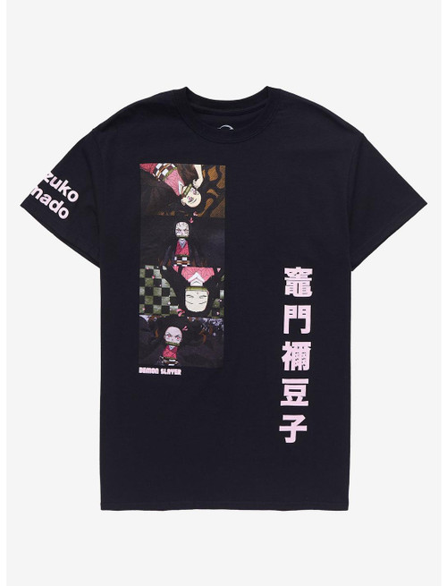 Demon Slayer Nezuko Panels T-Shirt Demon Slayer Nezuko Panels T-Shirt