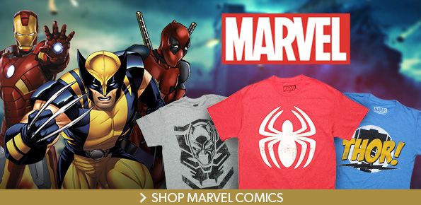 Comic Book T-Shirts, Merchandise, & Apparel