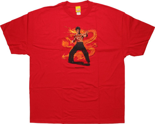 Bruce Lee Action Pose T Shirt