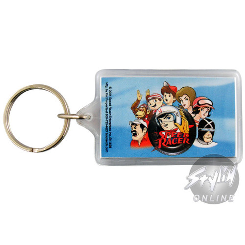 Speed Racer Faces Keychain
