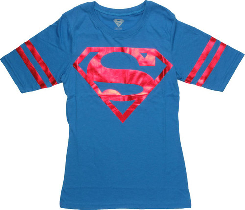 Superman Logo Jersey Baby Tee