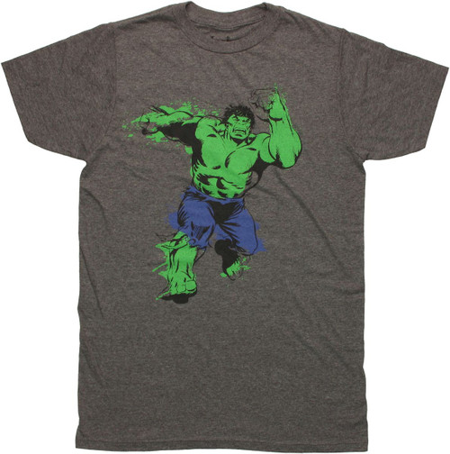 Incredible Hulk Paint Splatter T Shirt Sheer