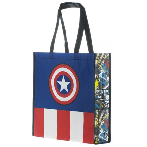 Captain America Logo Tote Bag