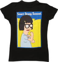 Bob's Burgers Smart Strong Juniors T-Shirt