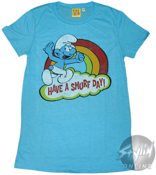 Smurfs Have a Smurf Day Baby Tee