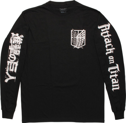 Attack on Titan Scout Shield Long Sleeve T-Shirt