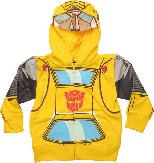 Transformers Bumblebee Mesh Mask Toddler Hoodie