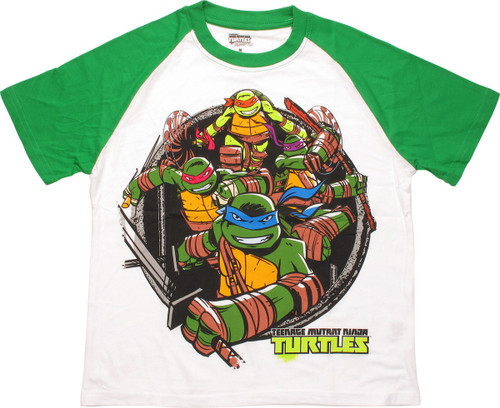 Teenage Mutant Ninja Turtles Ninjutsu Kanji Black T-Shirt