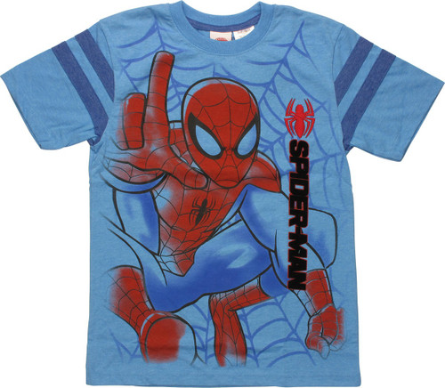 Spiderman Airbrushed Pounce Youth T-Shirt