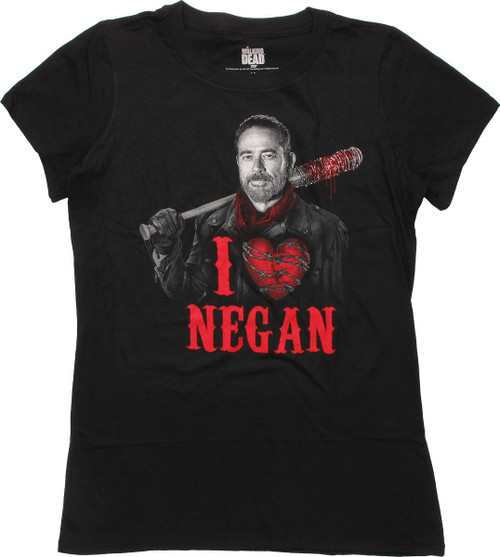 The Walking Dead I (Heart) Negan Girls T-Shirt