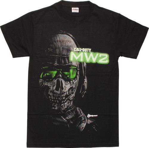 Modern Warfare II Ghost Art Black Crewneck