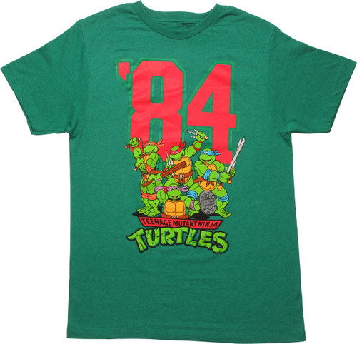 Teenage Mutant Ninja Turtles Group Action Poses T-Shirt