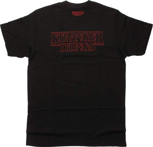 Stranger Things Outline Title T-Shirt