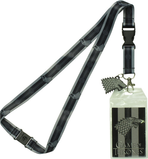Game of Thrones House Stark Insignia Lanyard